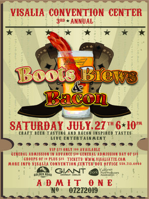 3RD ANNUAL BOOTS, BREWS, & BACON
