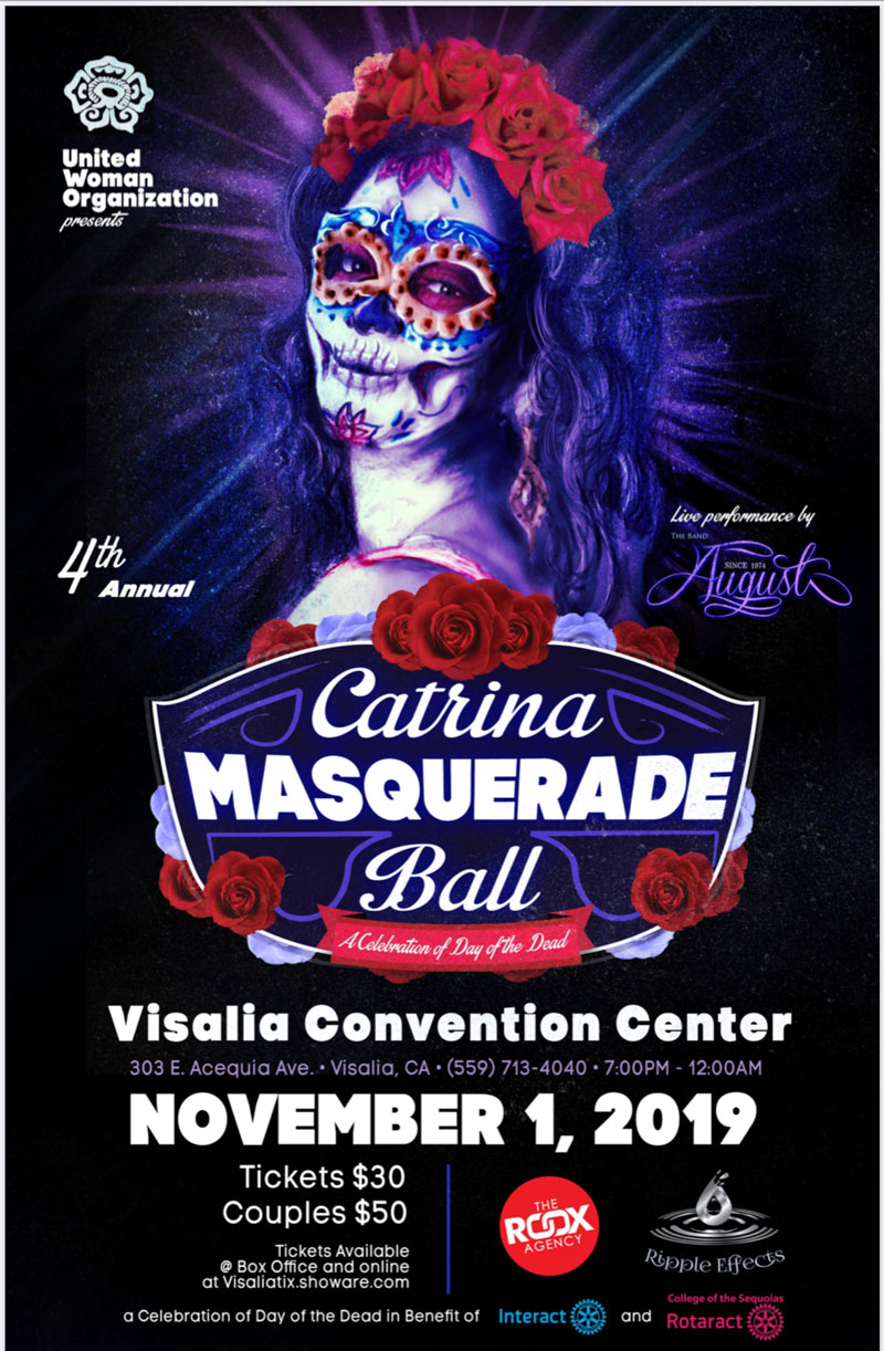 Tickets CATRINA MASQUERADE BALL 2019 City of Visalia Convention