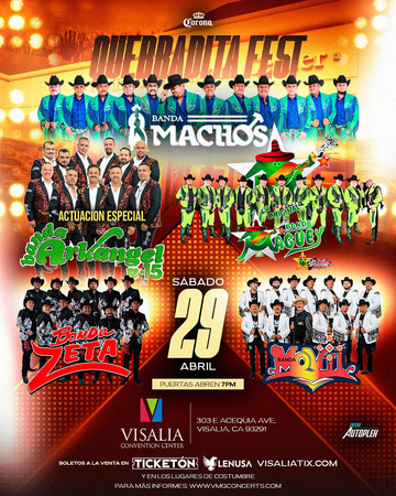 Tickets | QUEBRADITA FEST | City of Visalia - Convention Center